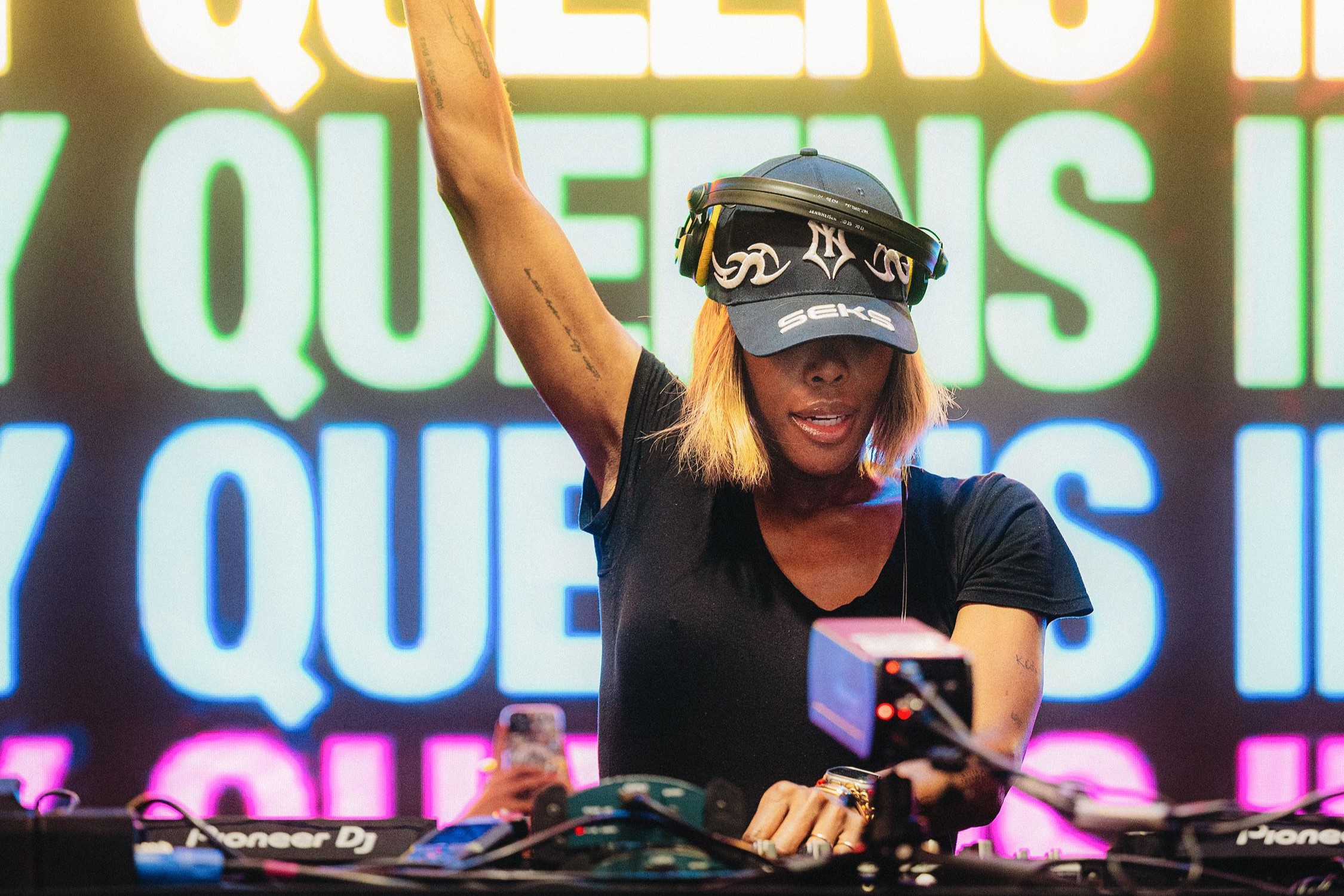 US DJ Honey Dijon performs at the 2025 edition of the Sónar music festival in Barcelona
