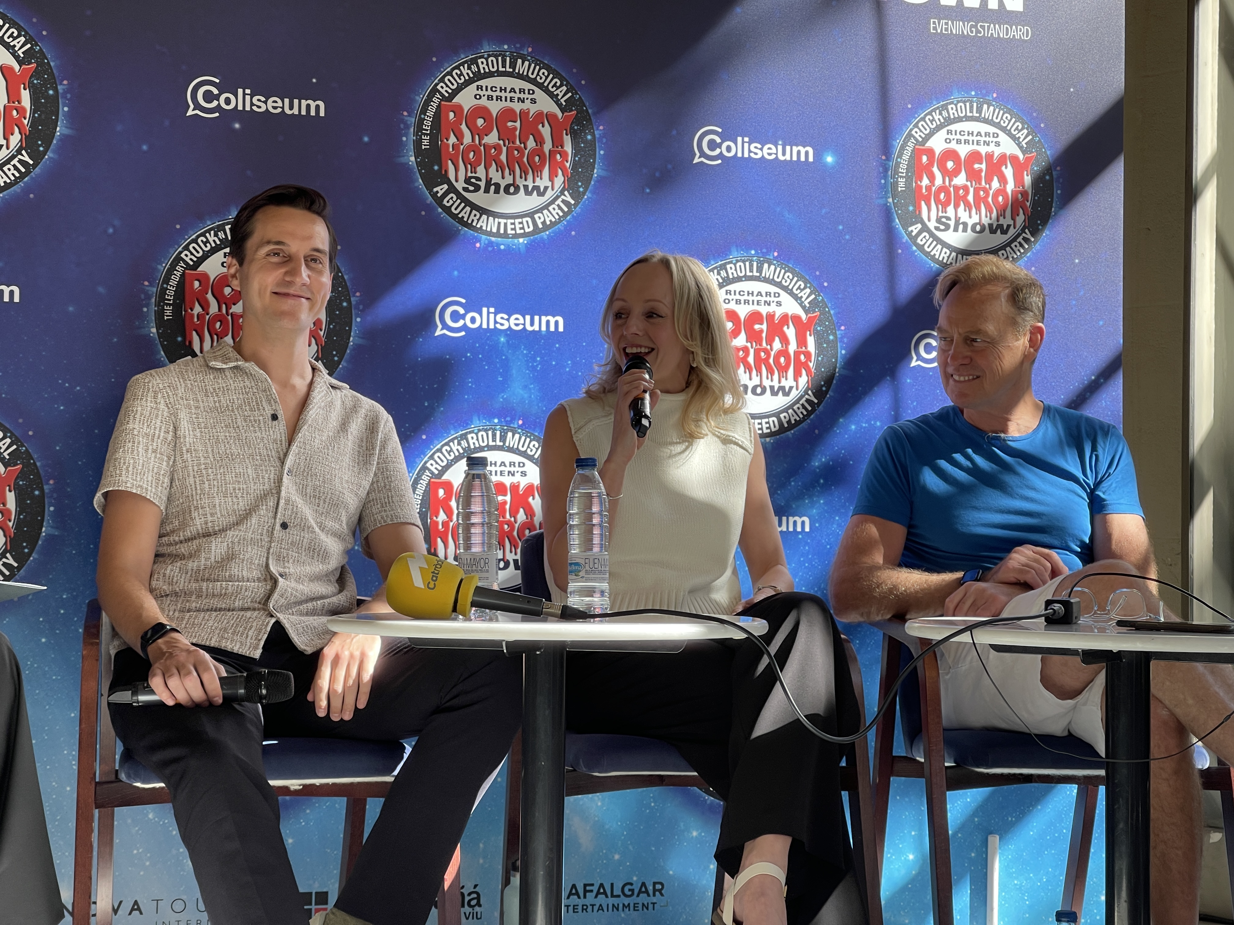 James Bisp, Haley Flaherty, and Jason Donovan at the presentation event