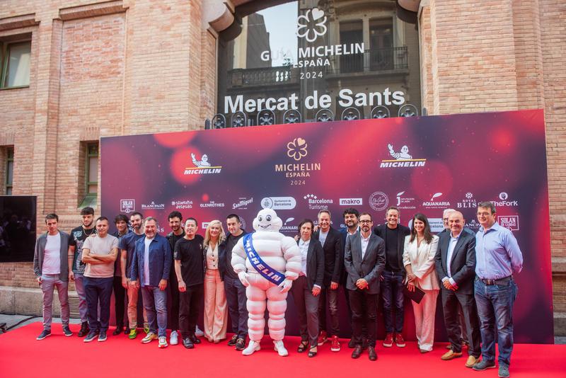 Presentation event for Michelin Guide 2024 gala at Sants market