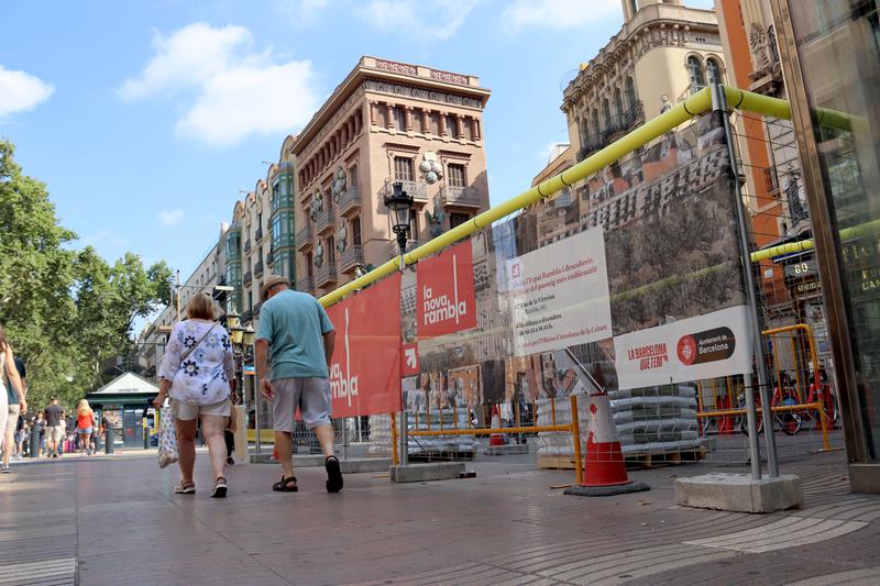 Renovation of Barcelona's La Rambla boulevard