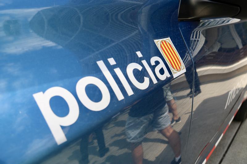 A Mossos d'Esquadra Catalan police car