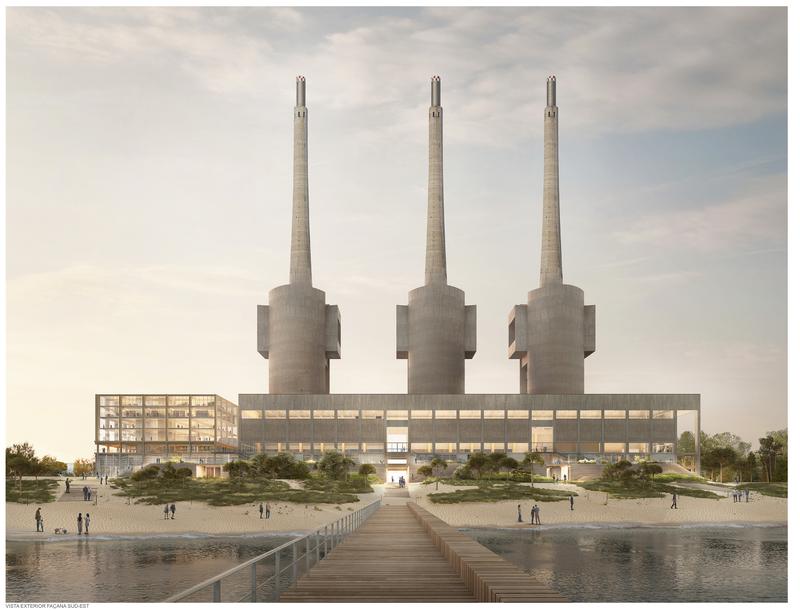 A rendered image of the future of Catalunya Media City