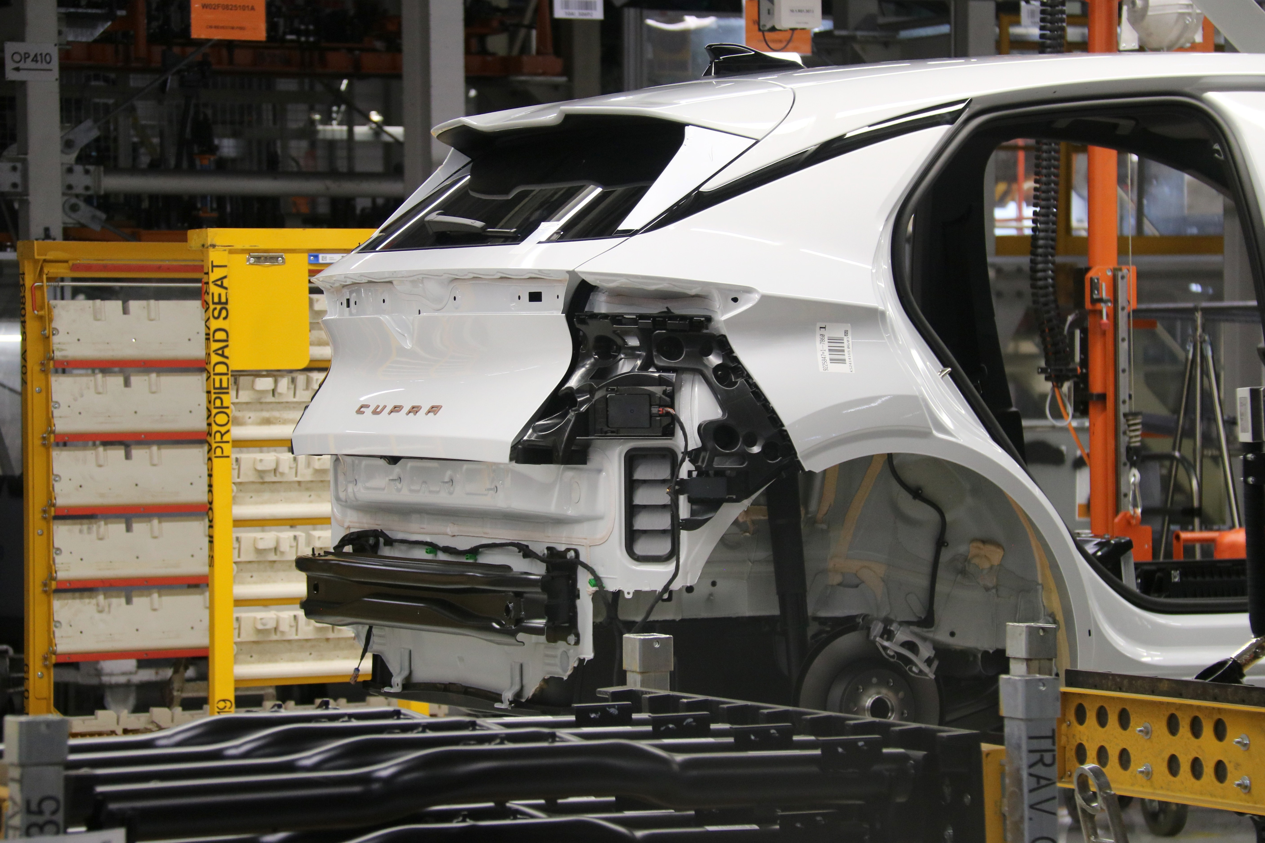 Car production at the Seat-Cupra plant in Martorell
