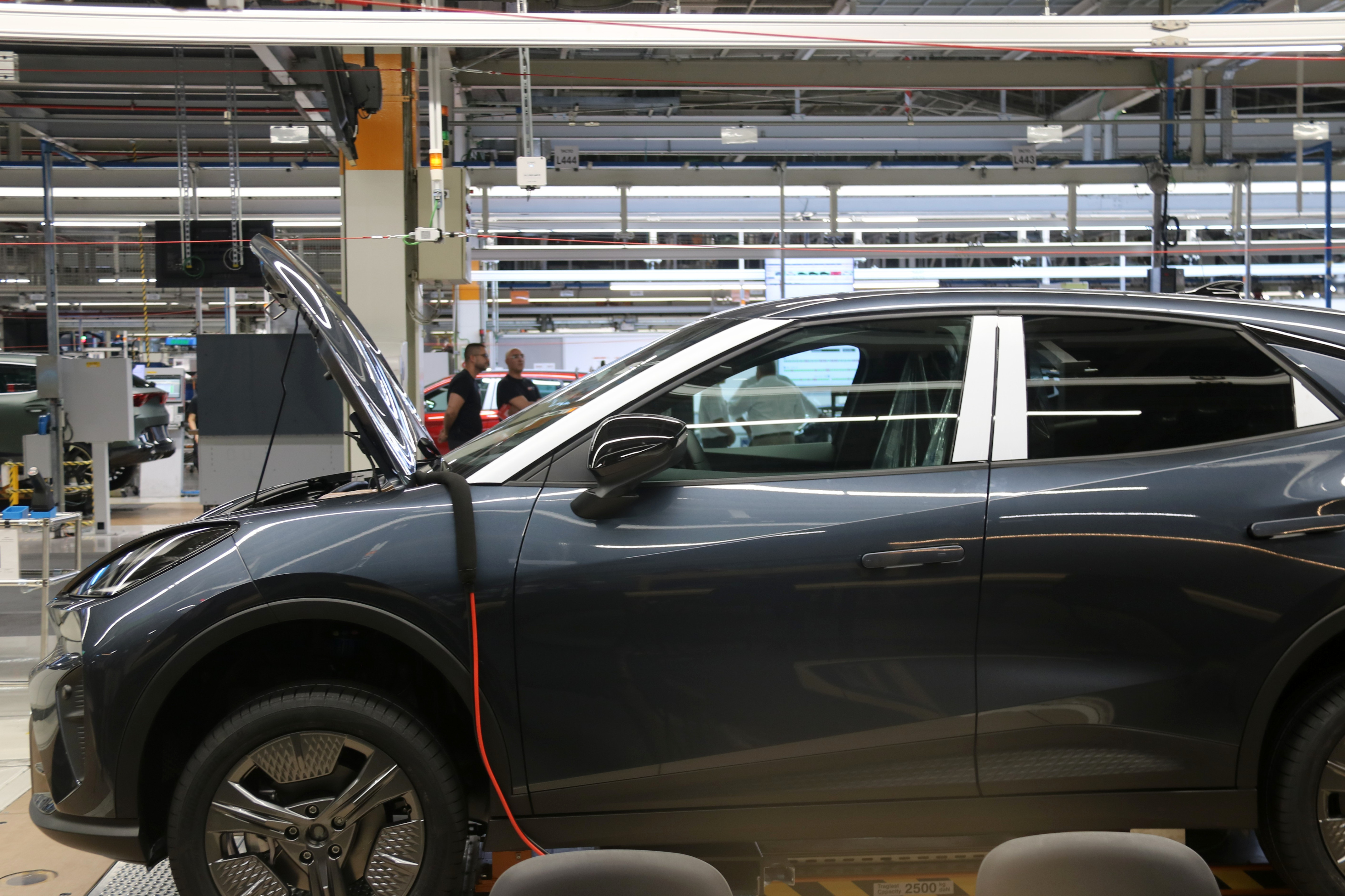 Car production at the Seat-Cupra plant in Martorell