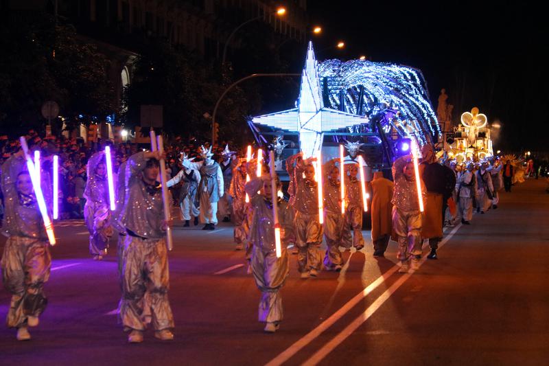 The Three Kings Day parade in Barcelona