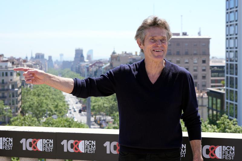 Willem Dafoe at the Hotel Casa Fuster in Barcelona for the BCN Film Fest
