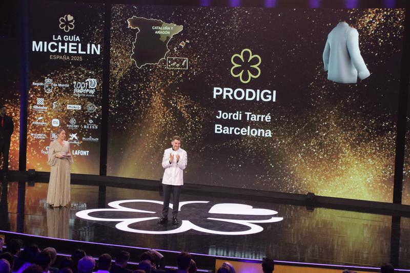 Catalan chef Jordi Tarré of Prodigi in Barcelona was awarded a Michelin star 