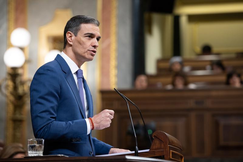 Spanish PM Pedro Sánchez addresses Congress