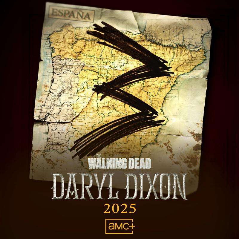 A poster for the third season of the show 'The Walking Dead: Daryl Dixon'