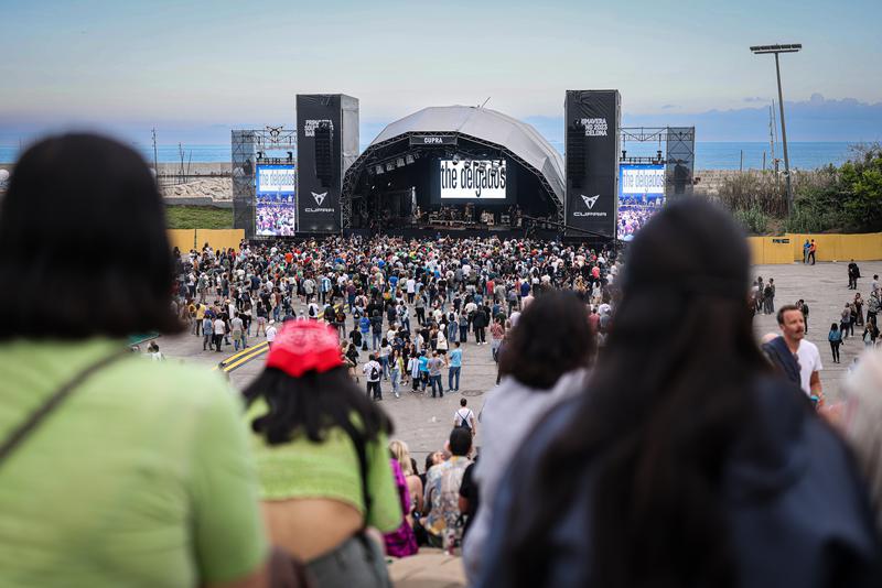 Public in front of the Primavera Sound Cupra’s stage on June 2, 2023