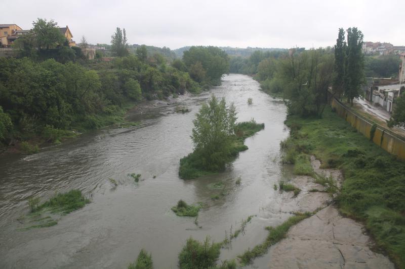 The River Ter pictured in Roda de Ter