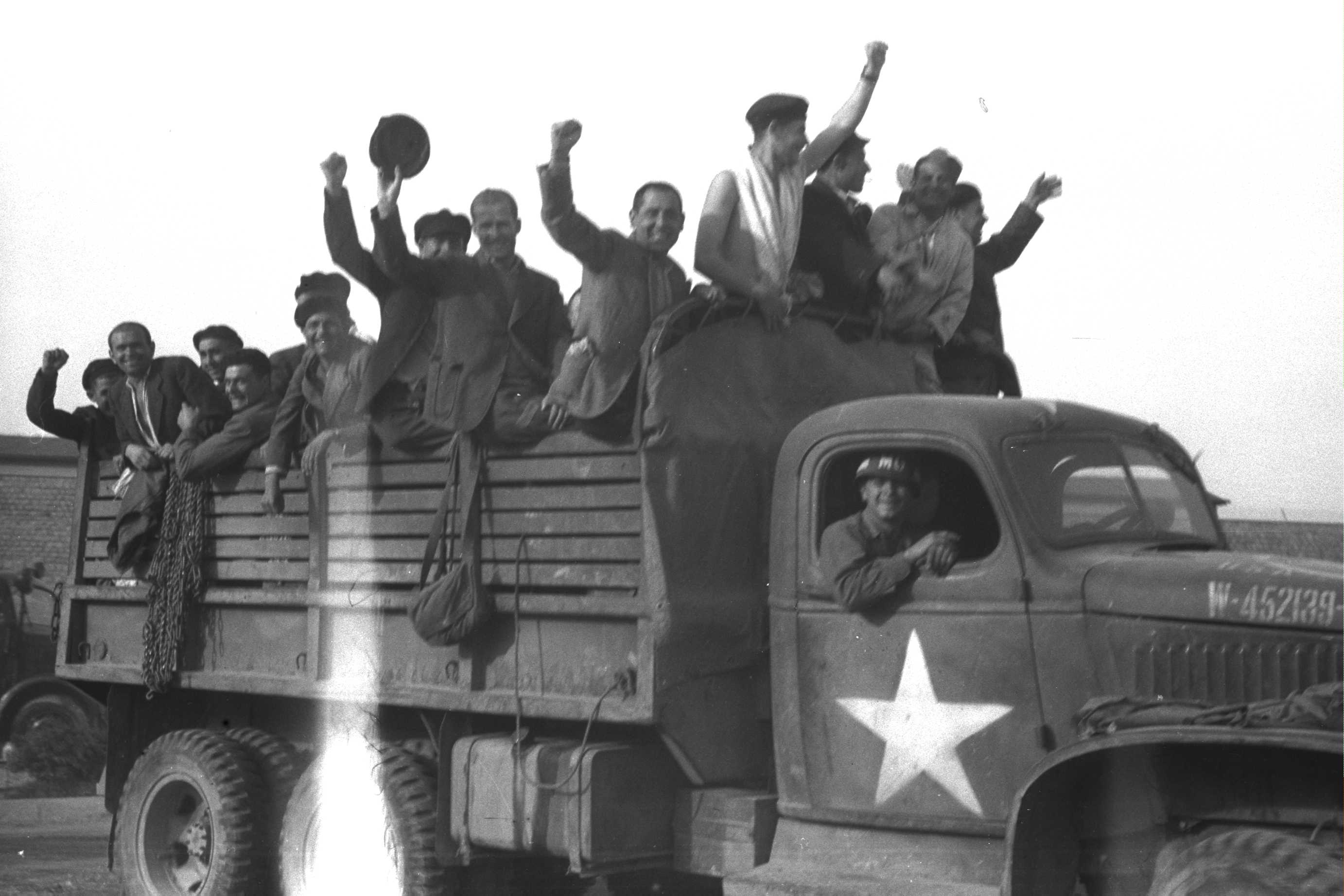 Liberation of the Mauthausen concentration camp in 1945