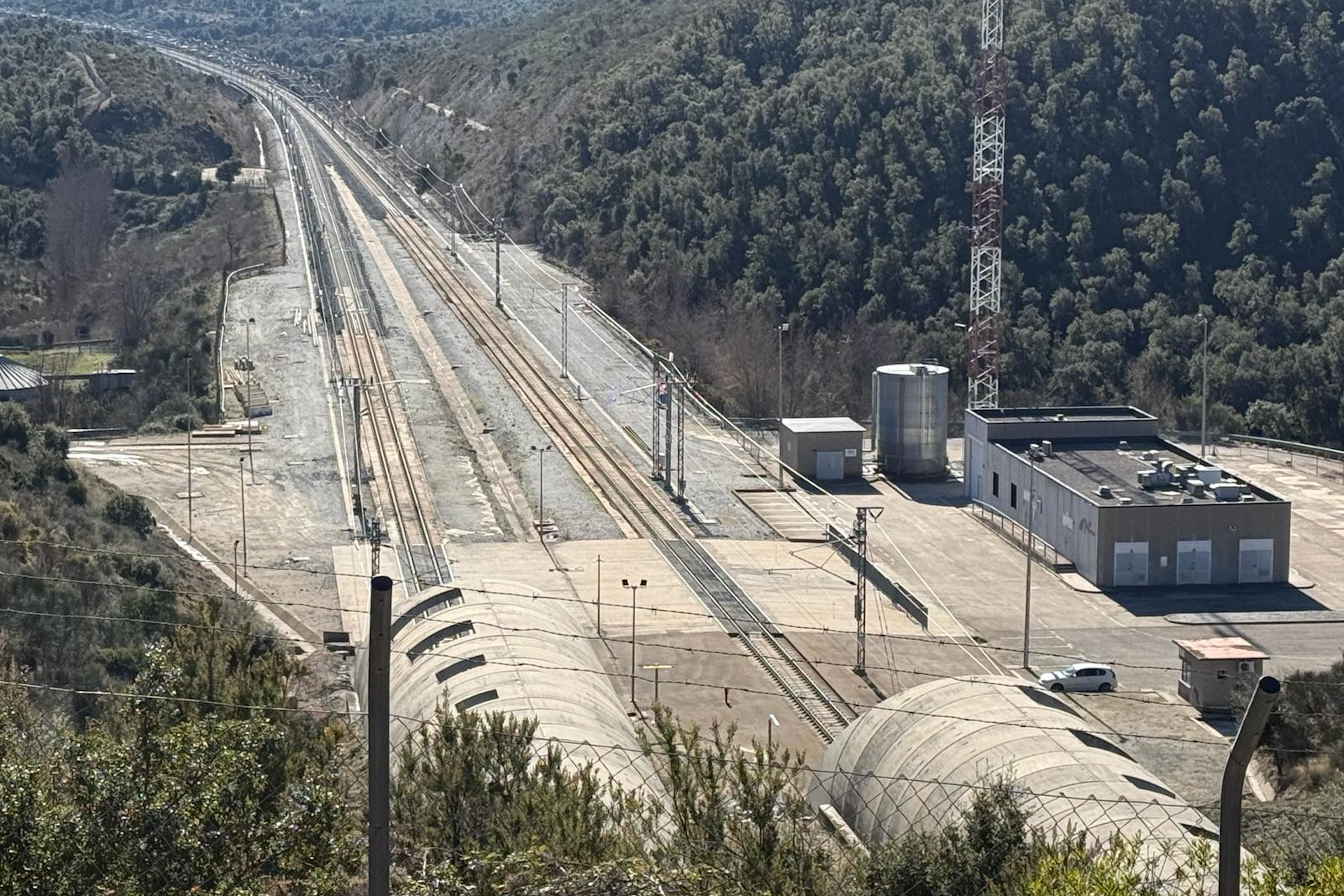 The Pertús tunnel on the France-Spain border