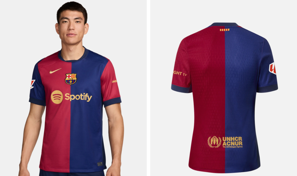 Barca anniversary jersey online