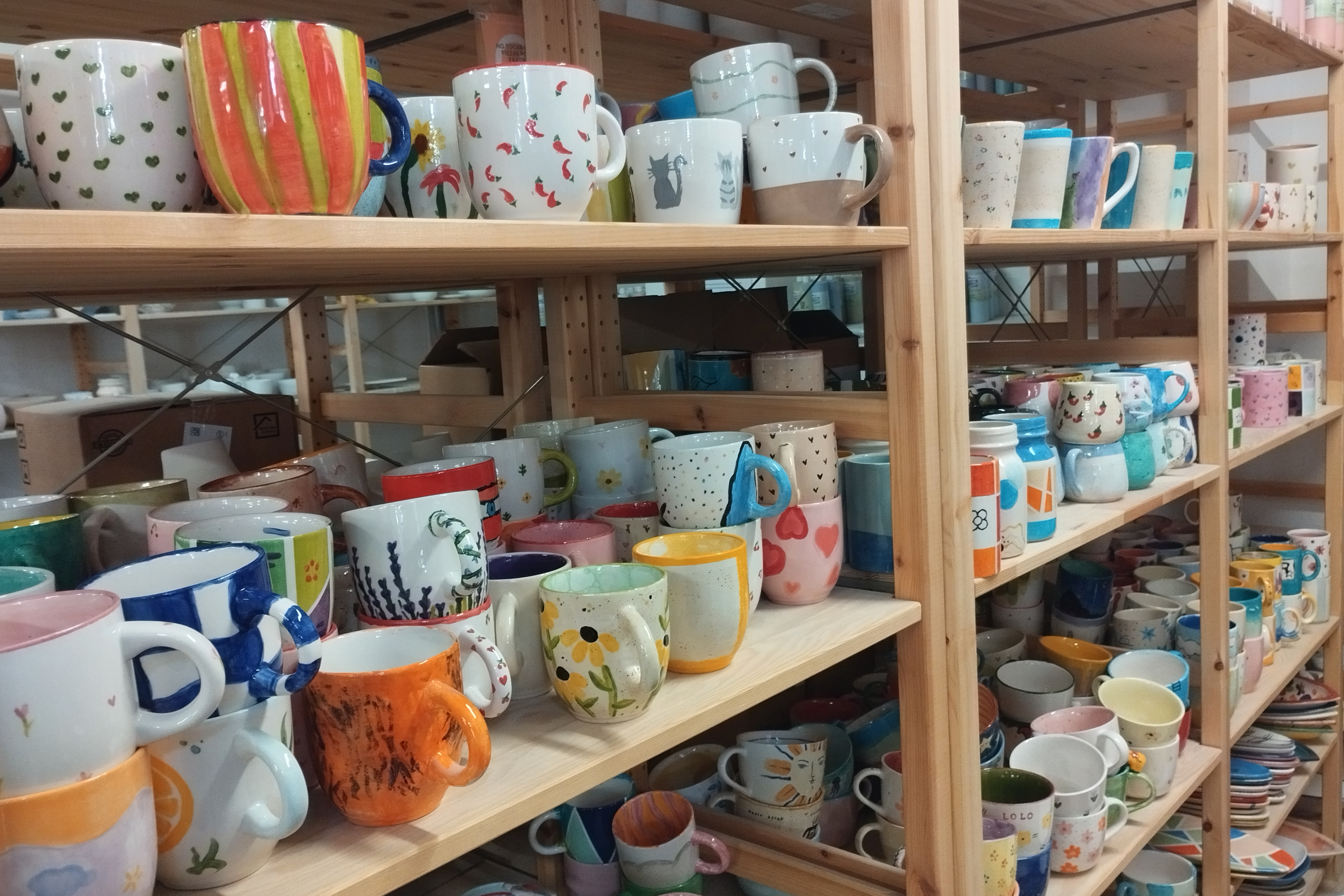 Hand-made ceramic mugs