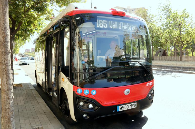 The new 100% electric bus that TMB is incorprating into its Barcelona neighborhood bus system