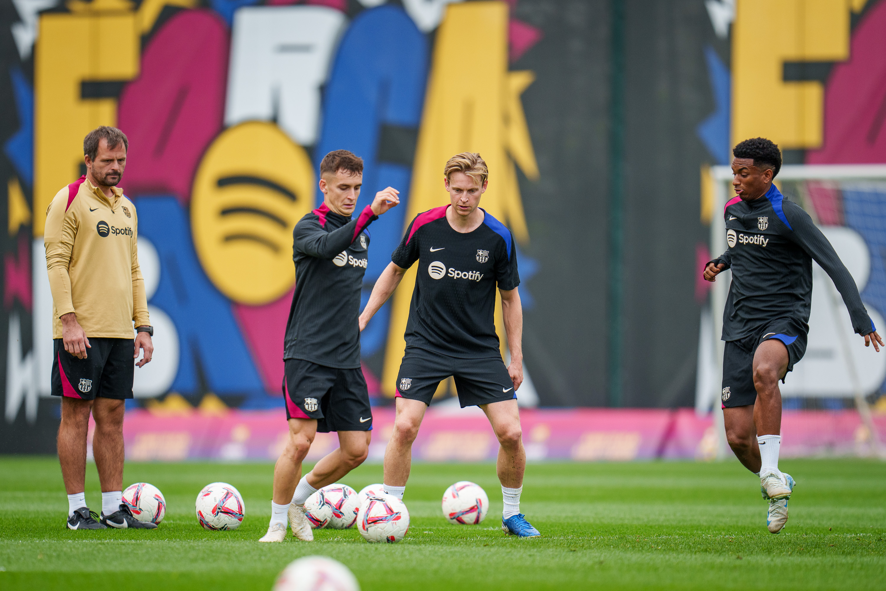 FC Barcelona training