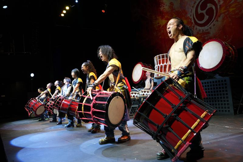 The show 'Hinotori, The Wings of the Phoenix' by Yamato at the Teatre Apolo in Barcelona