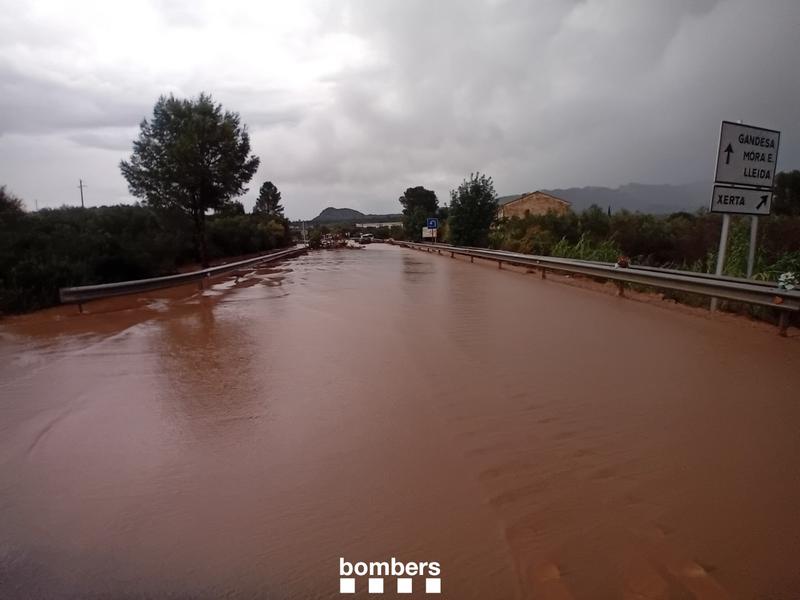 The flooded C-12 highway by Xerta