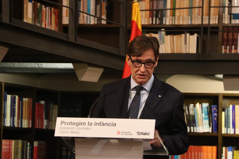 President Salvador Illa at Palau Centelles
