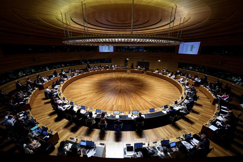 EU European affairs ministers at a General Affairs Council (GAC) meeting in Luxembourg