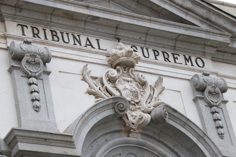 The facade of the Spanish Supreme Court