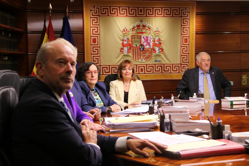 Judges of Spain's Constitutional Court on January 2024. 