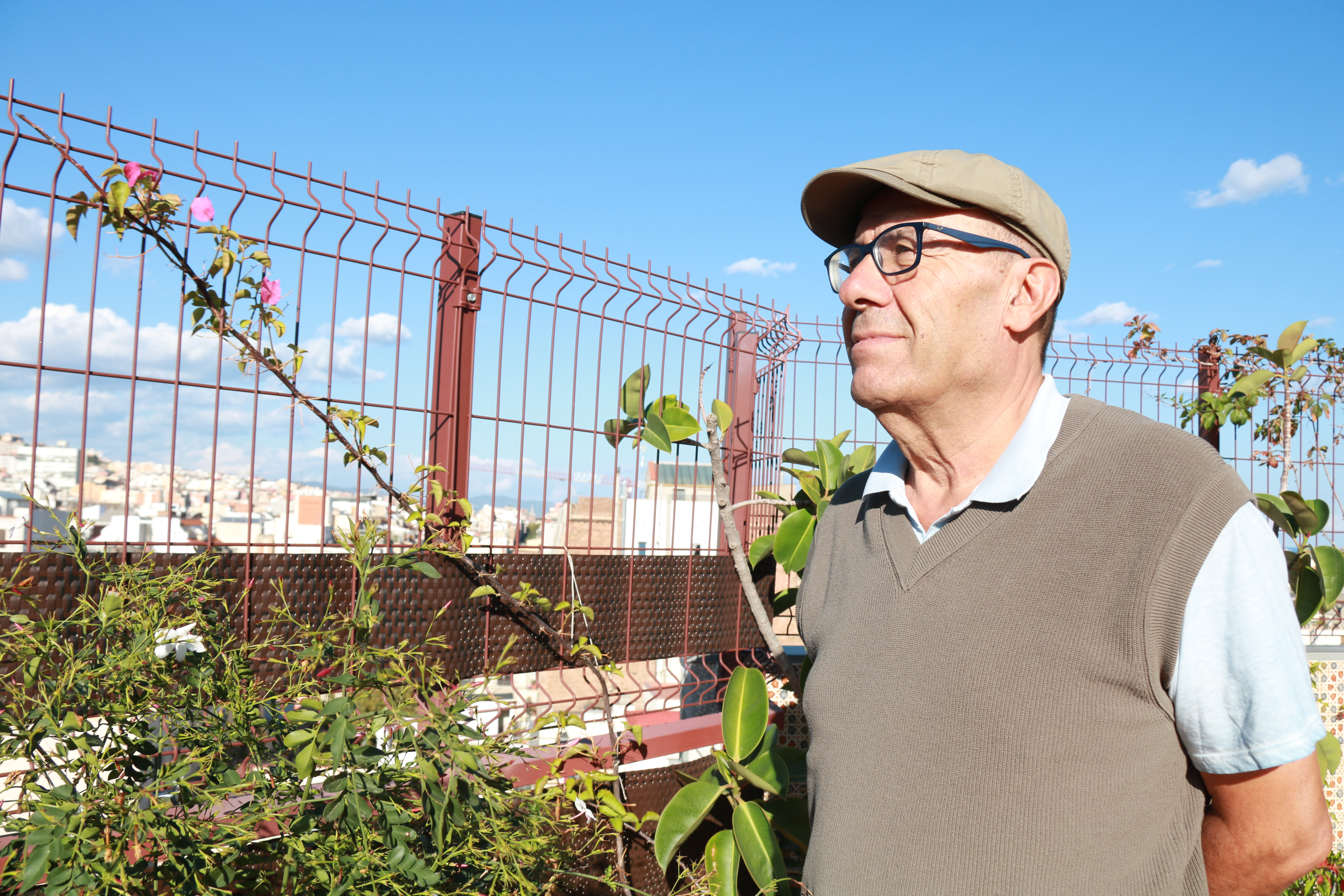 Salah Jamal, a Palestinian who has been living in Barcelona for the last 55 years