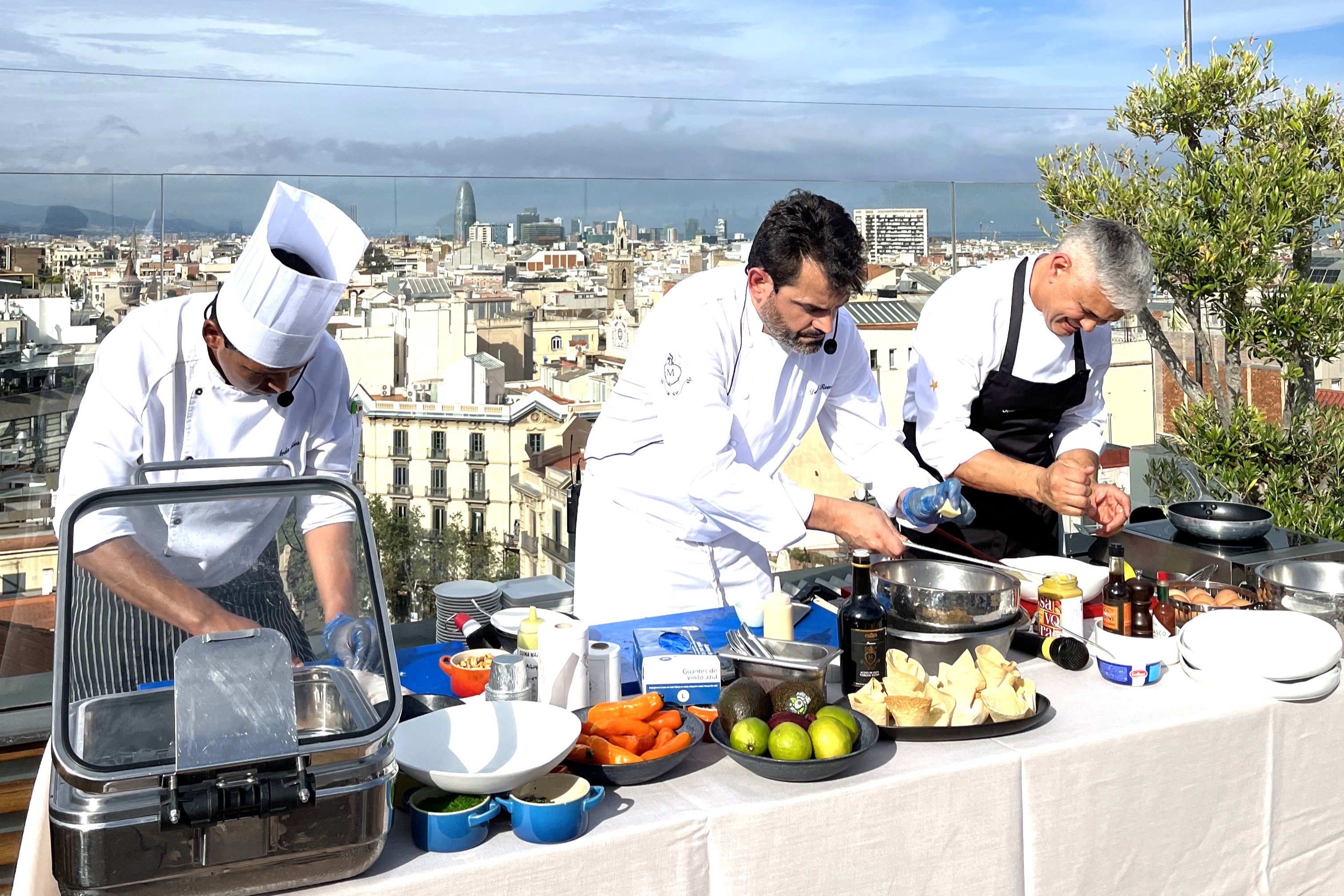 Cooking workshop with a view