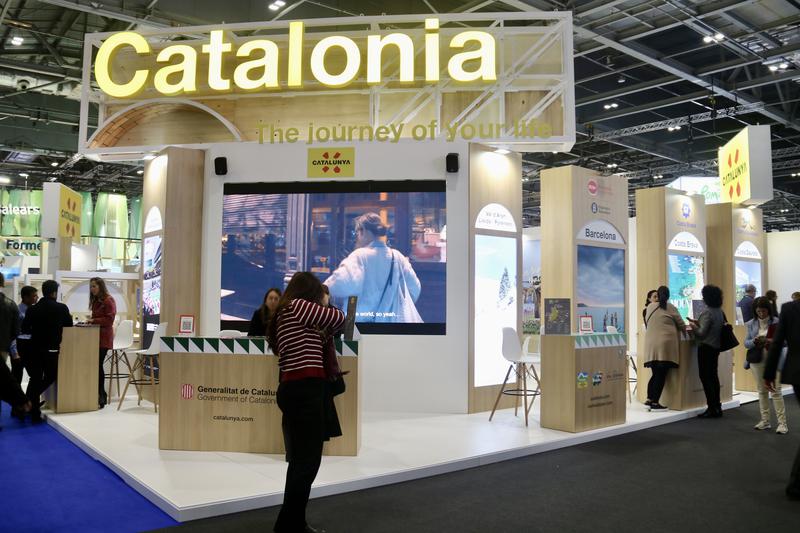 Catalonia's stand at London's WTM 2024 edition