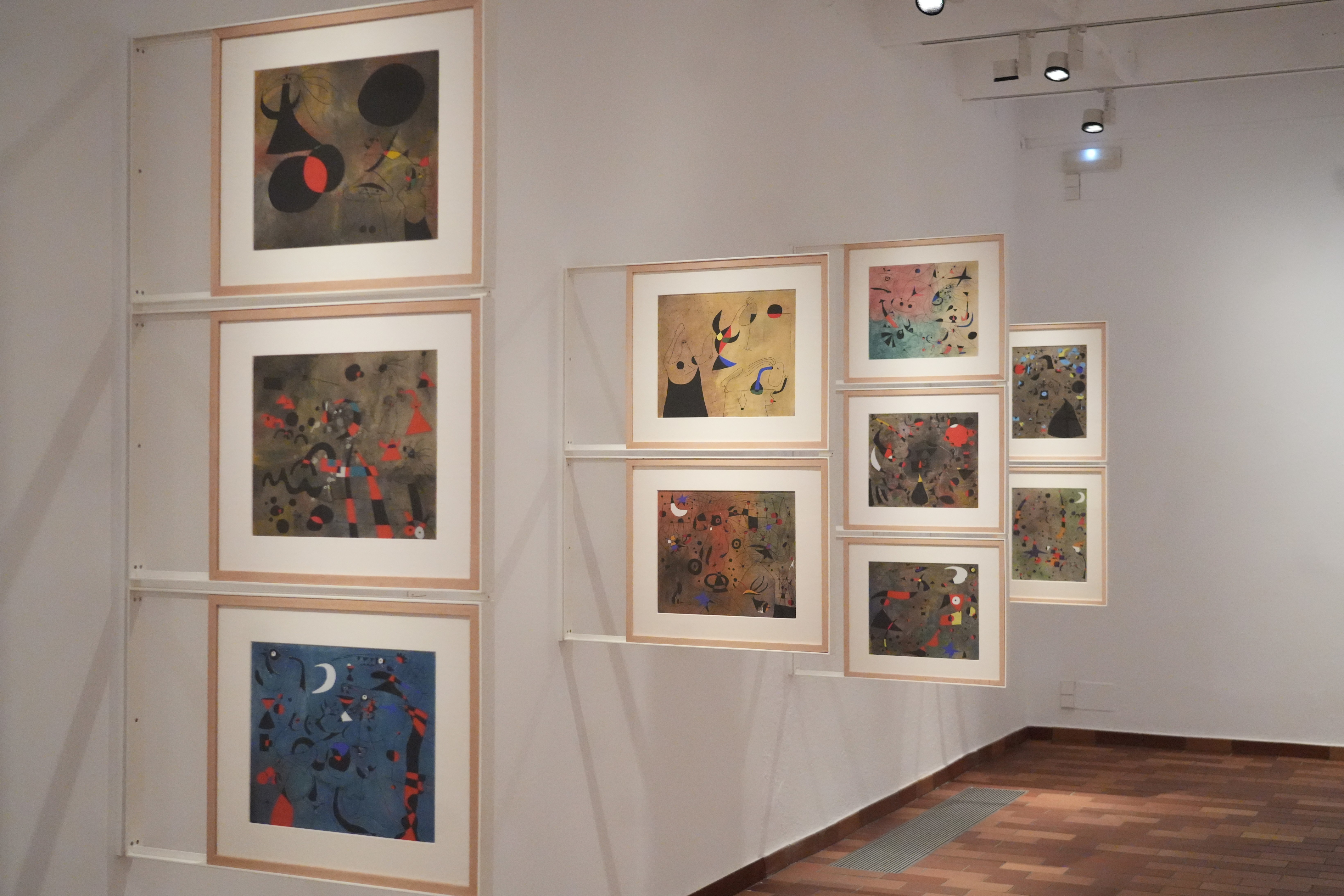 Miró's "Constellations" series, first exhibited at the Pierre Matisse Gallery in New York