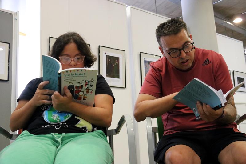 Members of a functional diversity book club in Sant Fruitós de Bages