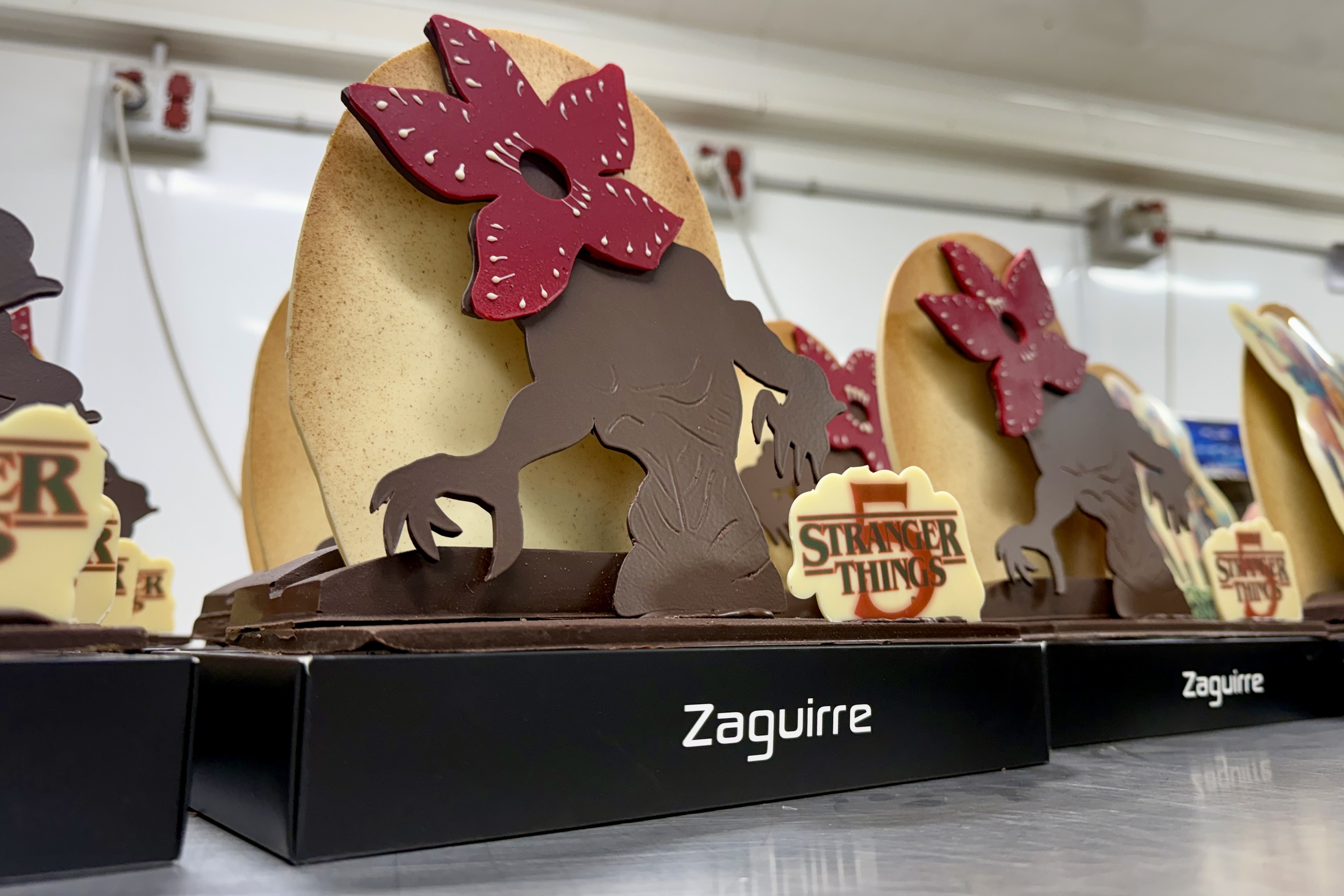 Figures de xocolata de 'Stranger Things'.