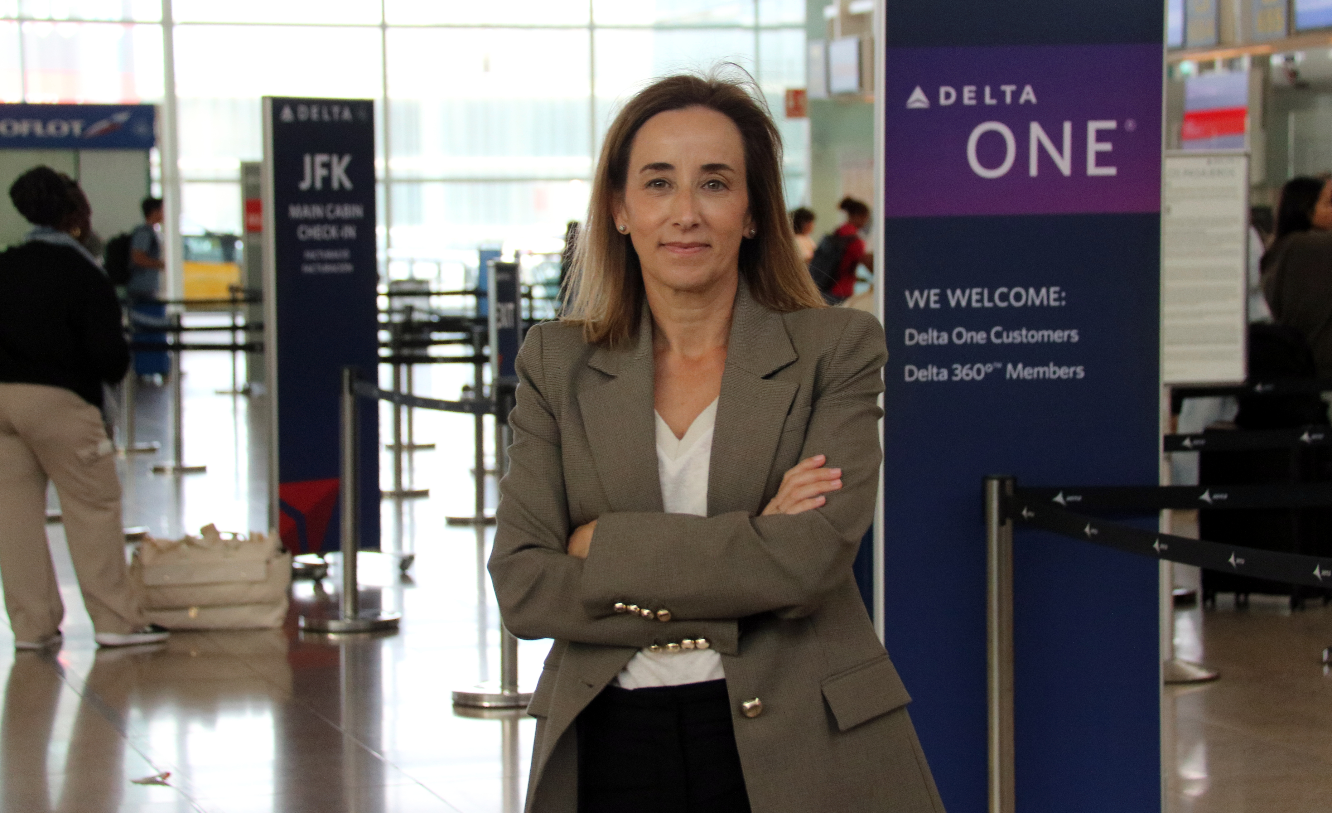 Director of Barcelona airport, Eva Valenzuela