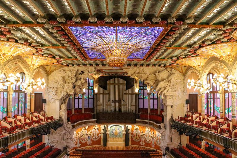 Palau de la Música Catalana during the Essència Palau tour