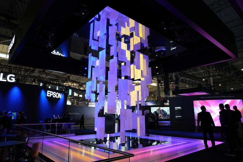 Epson stand at ISE