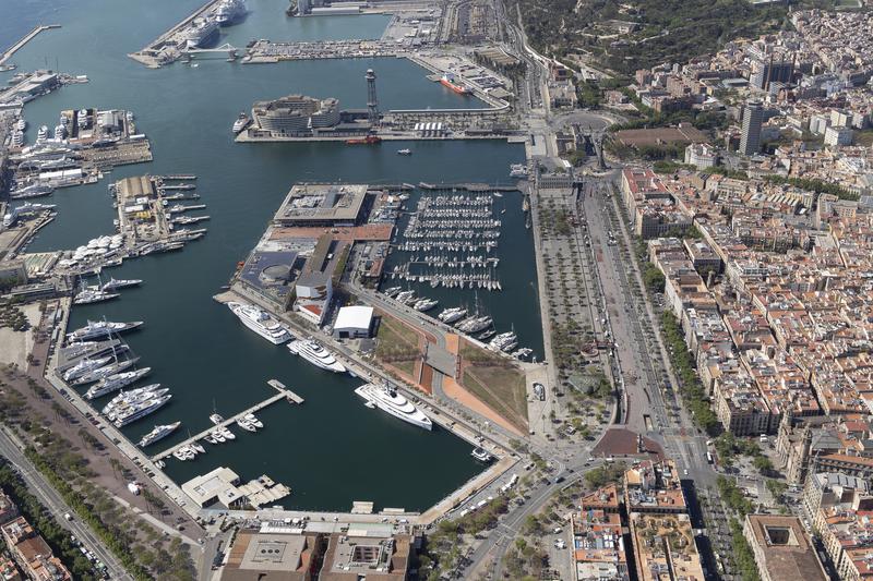 Site where Liceu Mar will be located in Barcelona's Port Vell