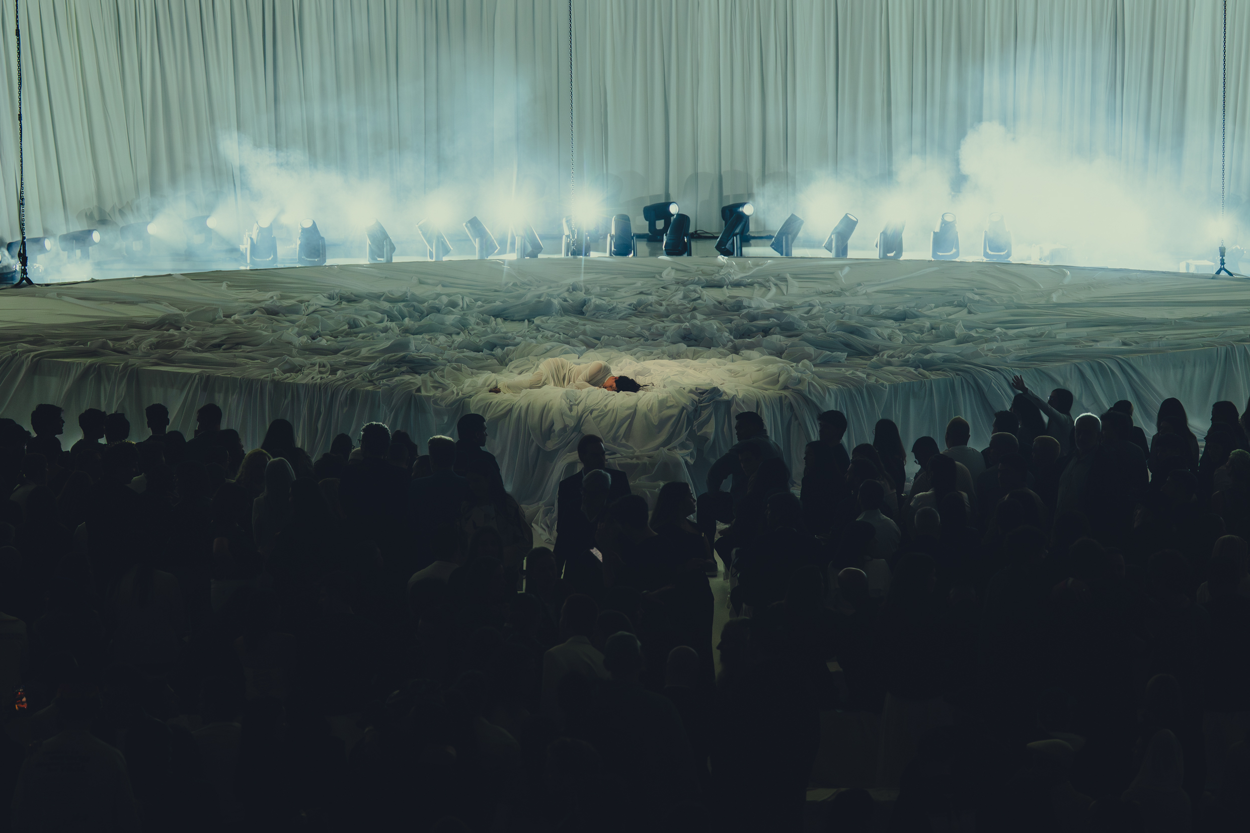 Listening party for Rosalía's new album Lux at Barcelona's National Art Museum of Catalonia (MNAC), on November 5, 2025