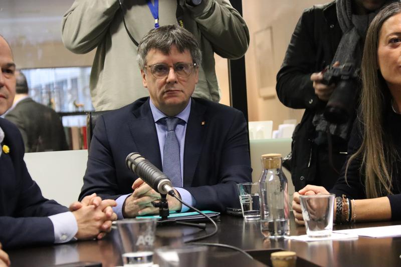 Carles Puigdemont pictured in December 2024