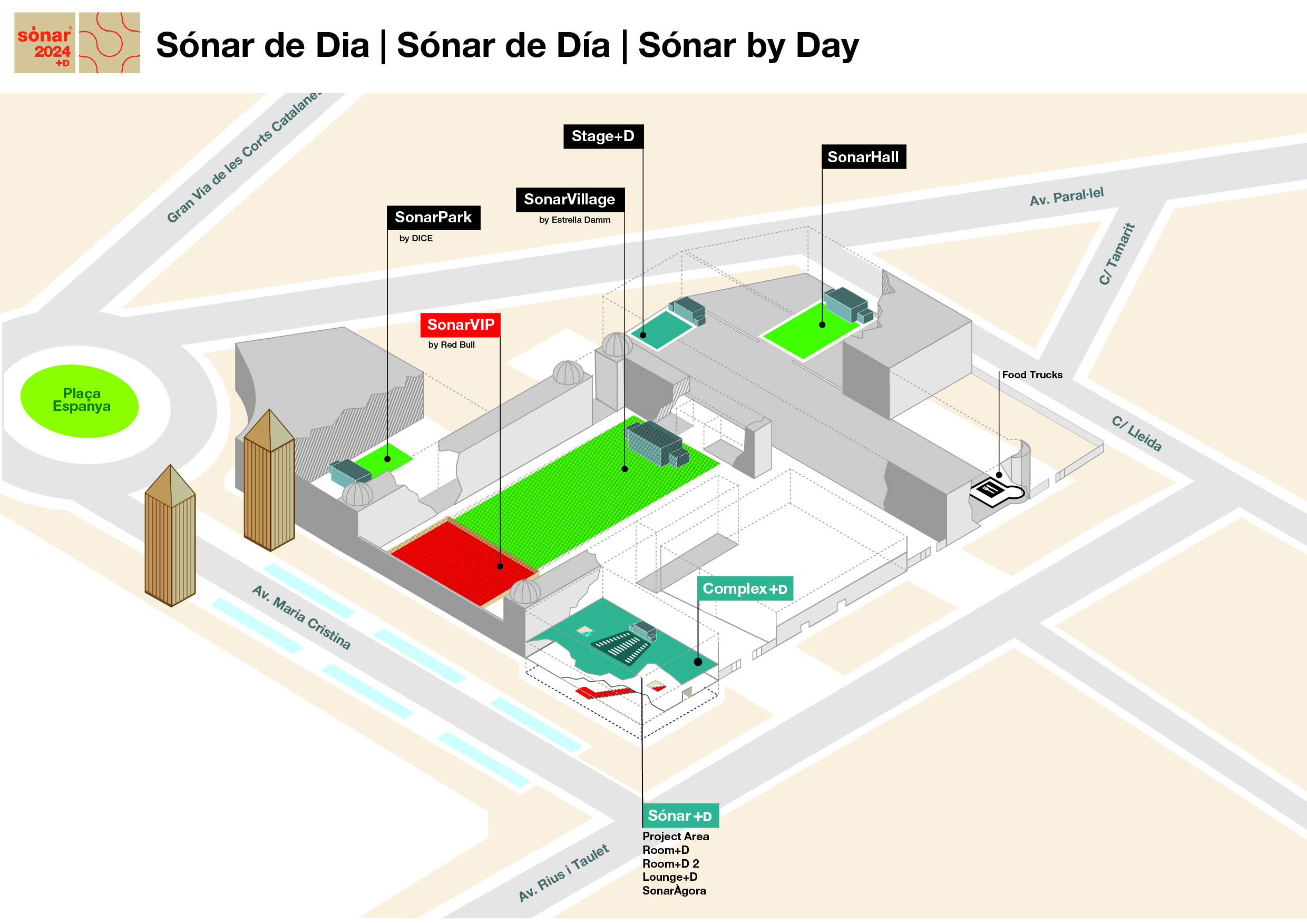 2024 Sónar by Day map