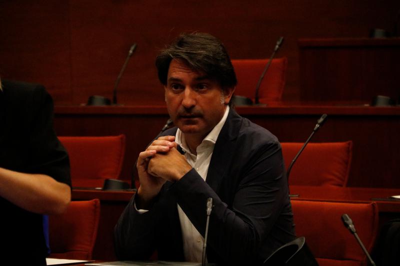 Junts MP Francesc de Dalmases during a parliament session