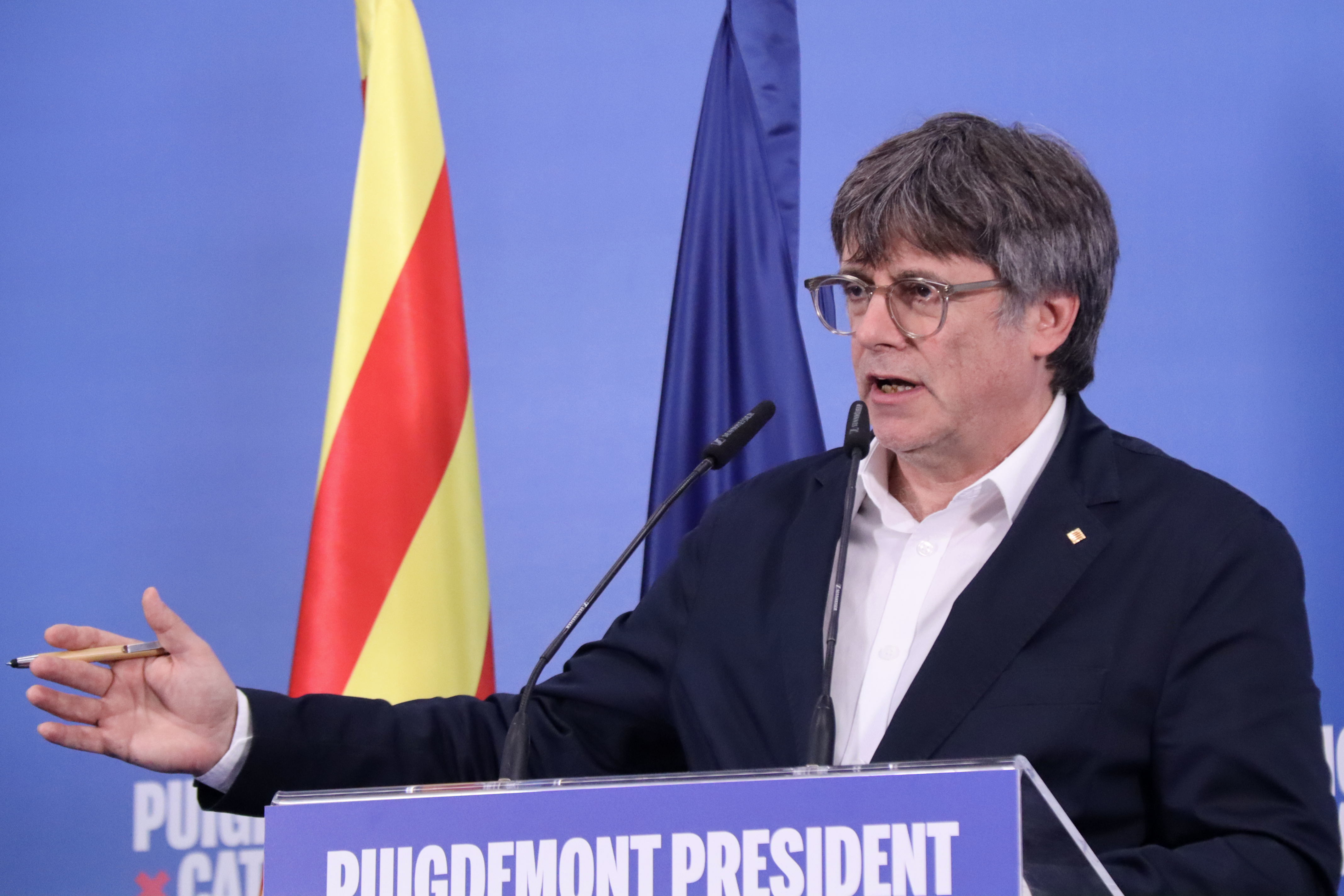 Junts+ candidate Carles Puigdemont