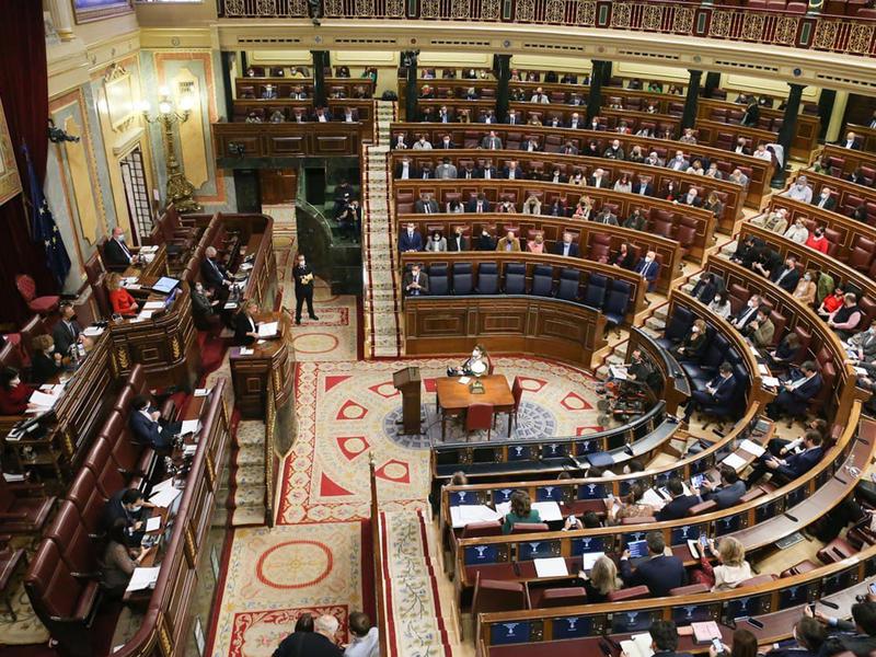 Archive image of the Spanish Congress
