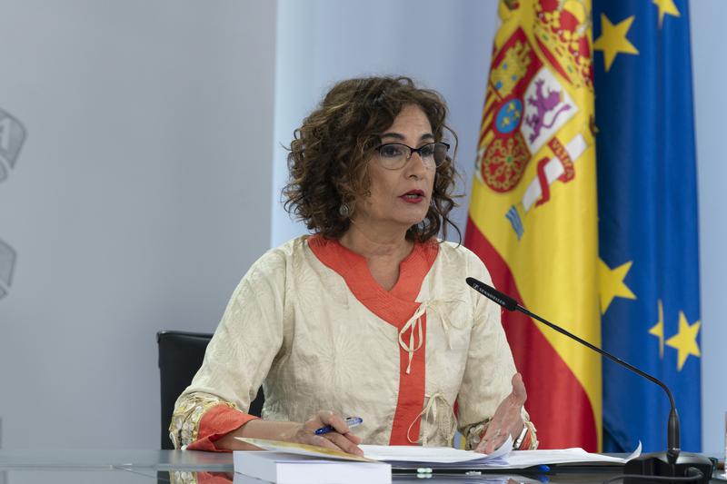 Spanish finance minister María Jesús Montero 