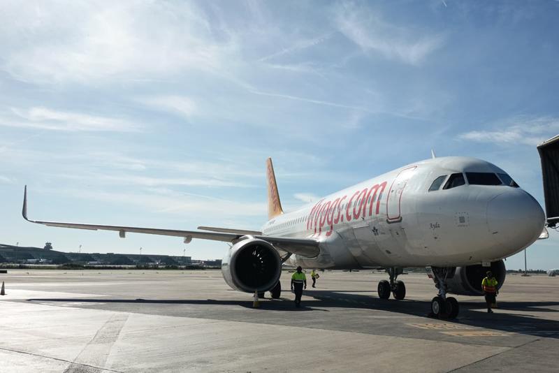 A Pegasus Airlines flight