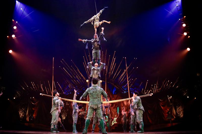 Stunts in Cirque du Soleil's Alegria