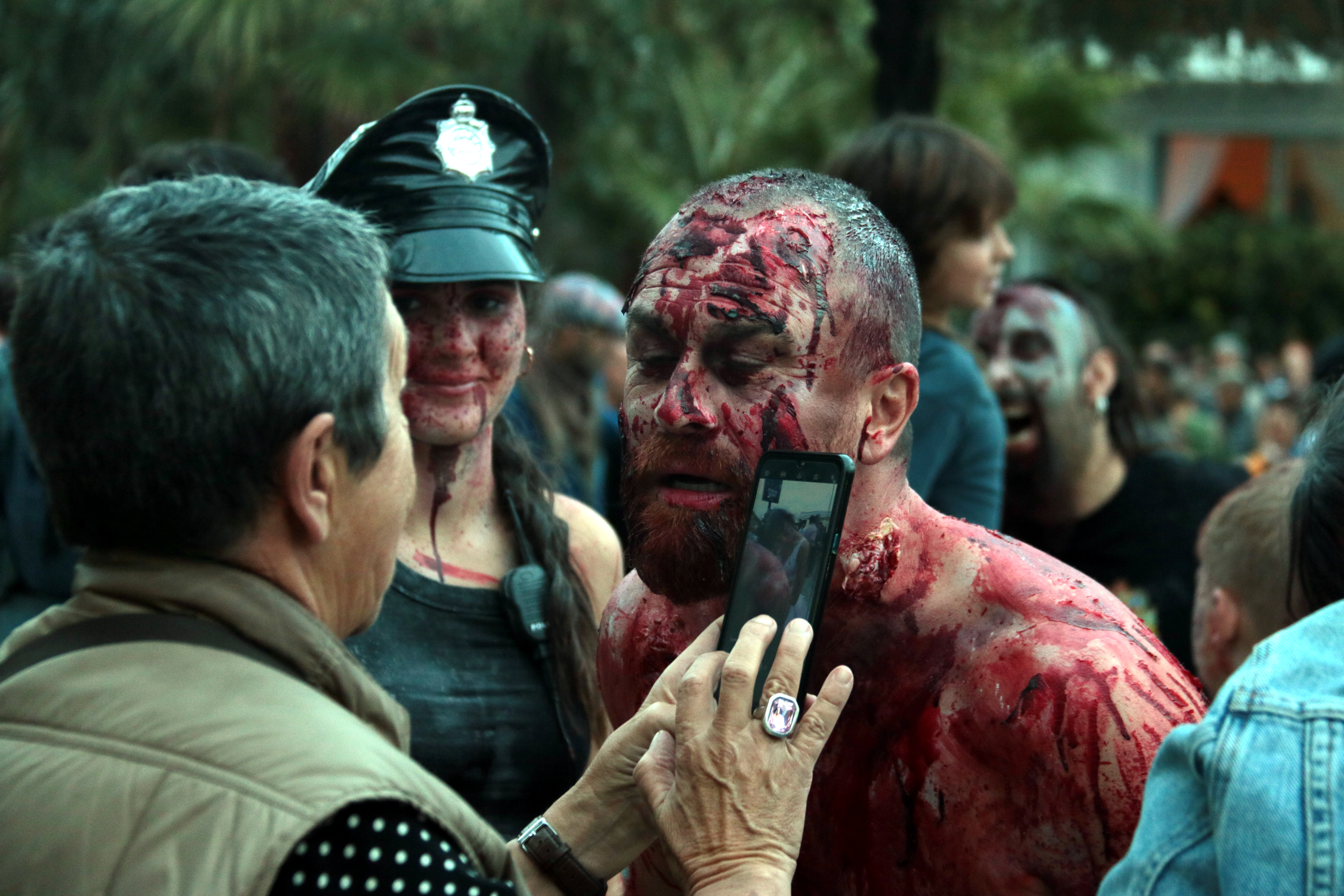 People at Sitges Zombie Walk 2022