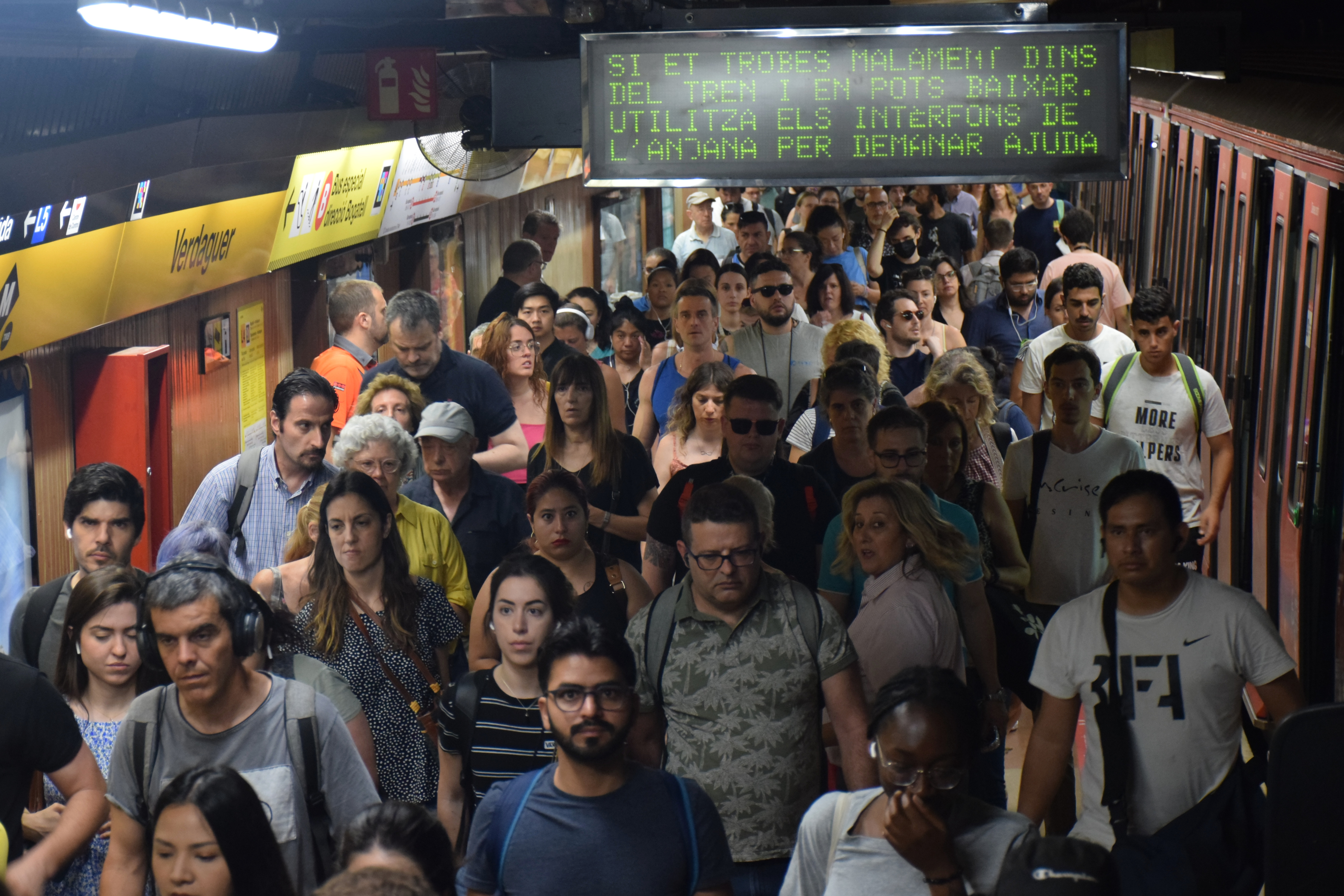 Line L4 of the Barcelona metro.