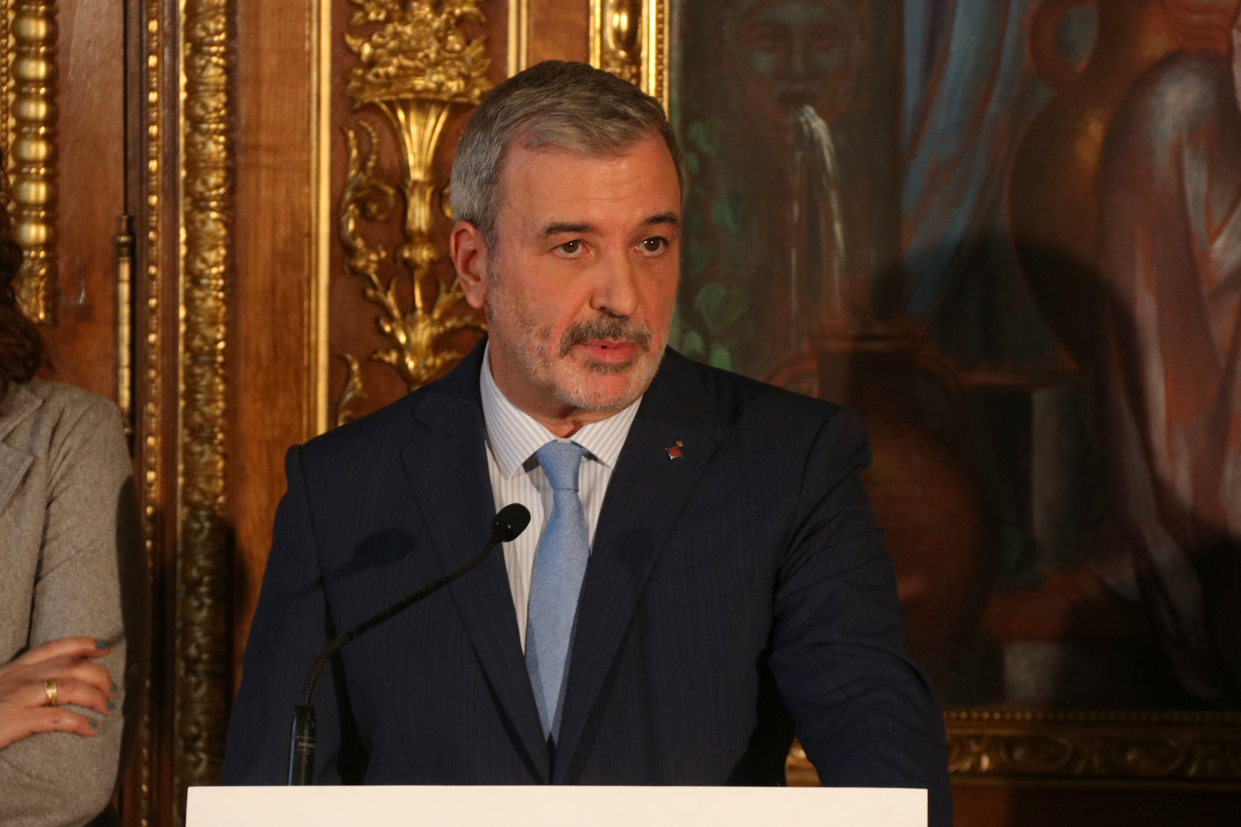 The Mayor of Barcelona, Jaume Collboni, during an appearance