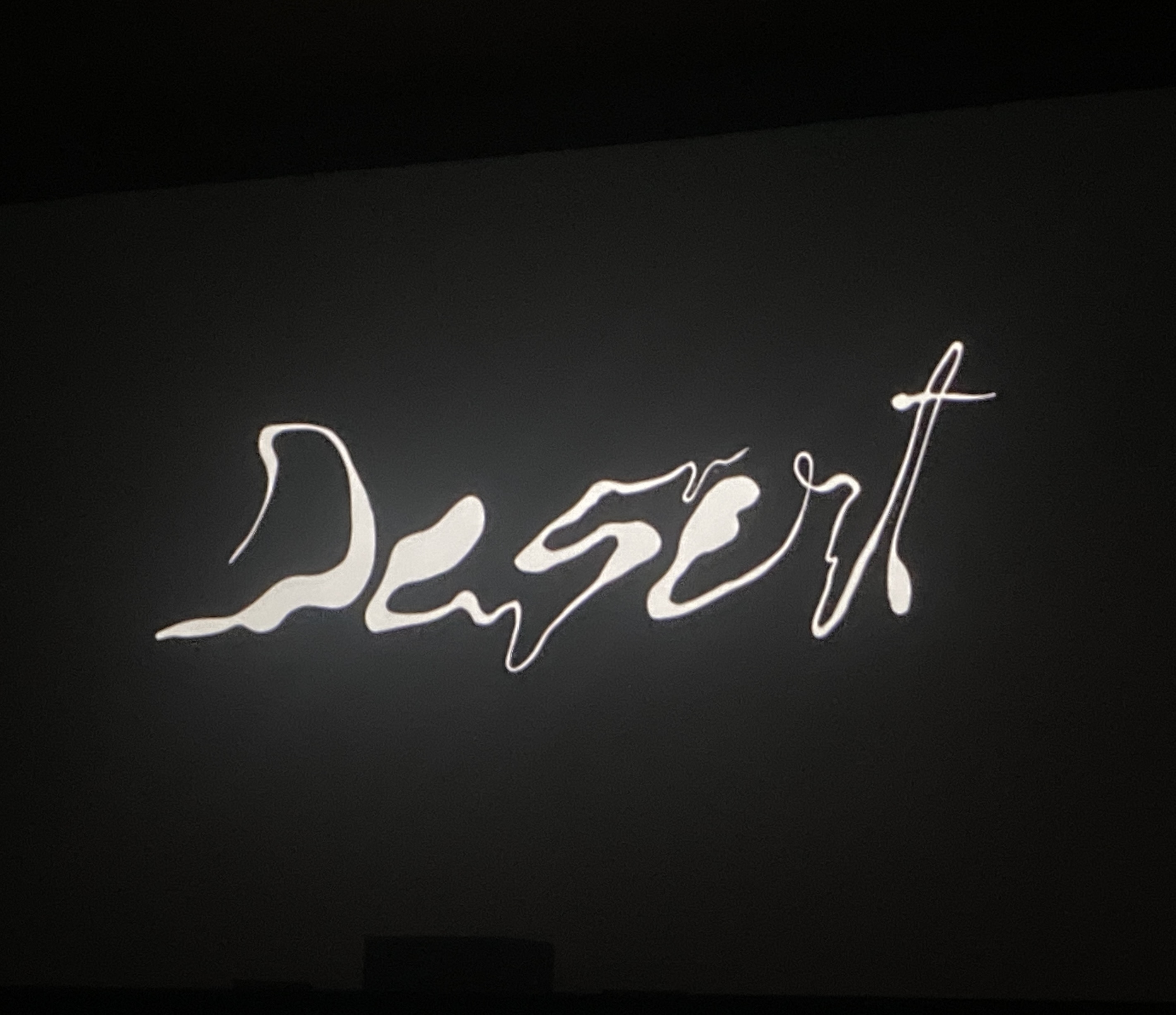 Graphic from Desert's show at Sónar 2023